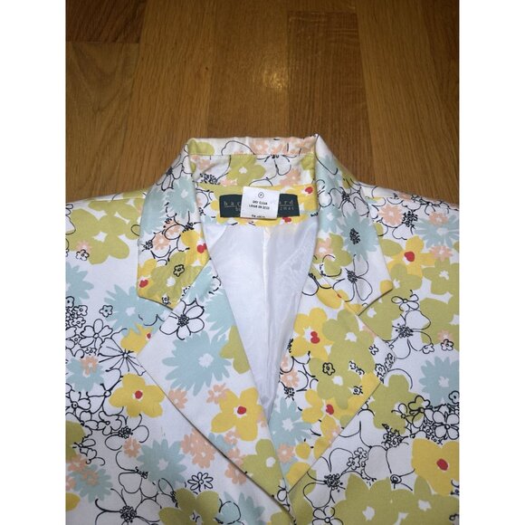 Floral Harvé Benard Blazer Size 12 - Picture 7 of 10